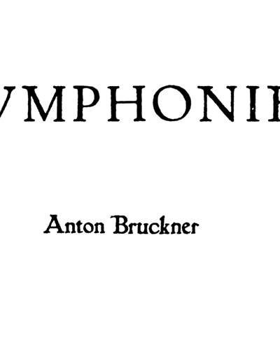 Symphony No. 7 in E
