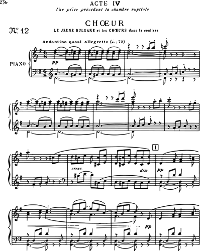 [Act 4-5] Opera Vocal Score