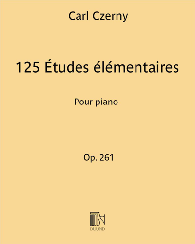 125 Études élémentaires Op. 261