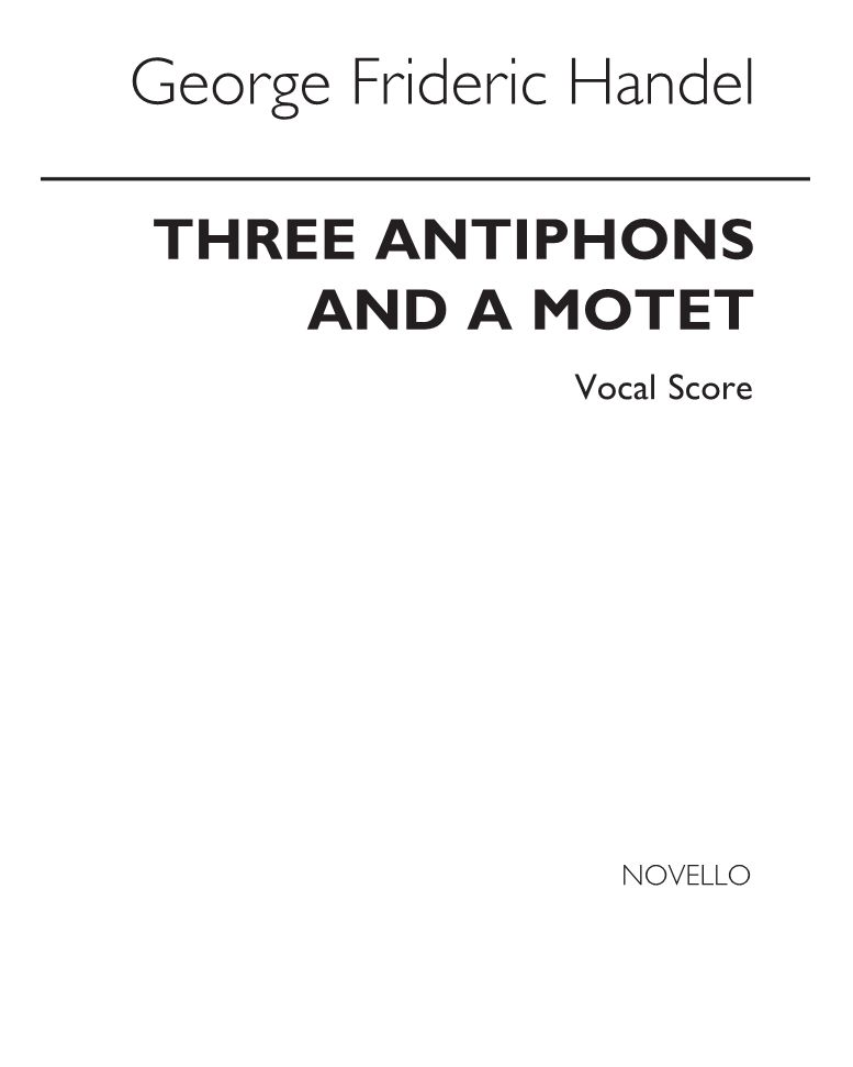 Three Antiphons and a Motet for Vespers