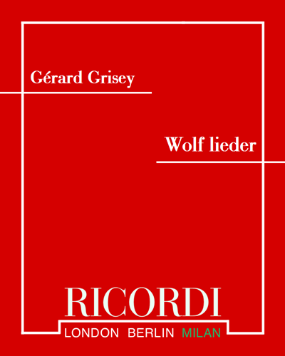Wolf lieder