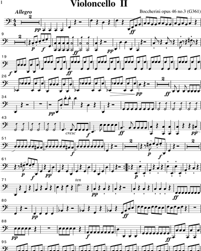 [String Quintet] Cello