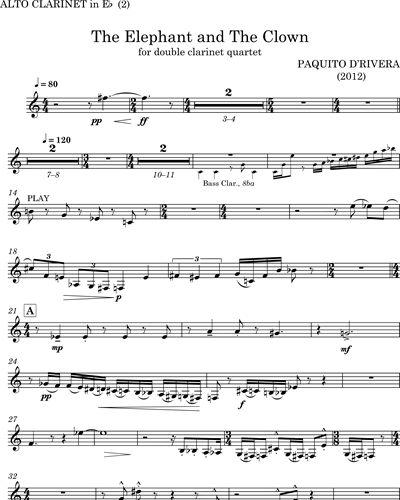 [Quartet 2] Alto Clarinet in Eb