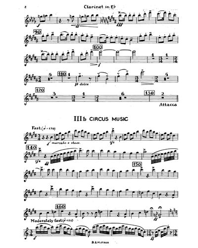 Clarinet in Eb (ad libitum)