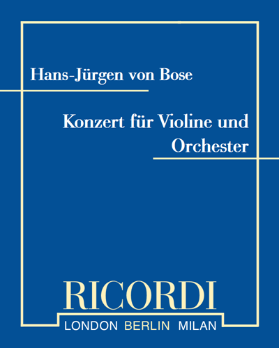 Konzert für Violine und Orchester