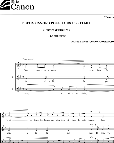 Petits canons pour tous les temps