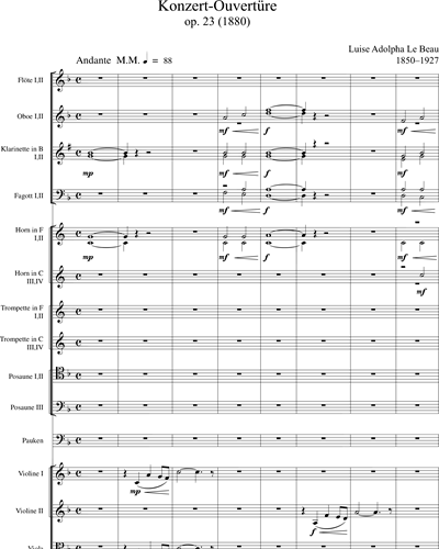 Concert Overture, op. 23