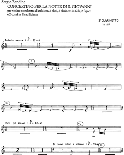 Clarinet 2 in Bb