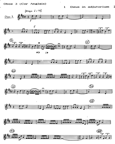 Oboe 3/English Horn