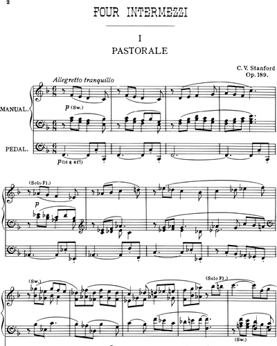 Pastorale, Op. 189