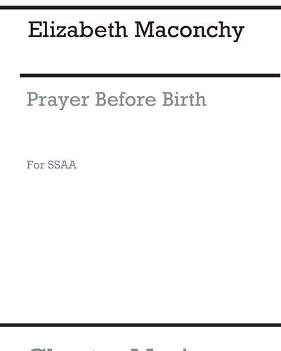 Prayer Before Birth