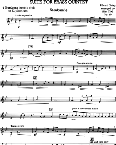 [Part 4] Trombone/Euphonium (Alternative)