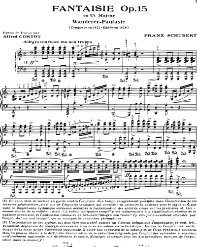 Fantaisie en Ut majeur Op. 15