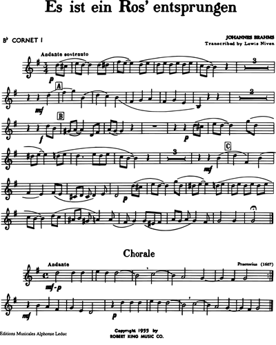 Es ist ein Ros' entsprungen  (from "11 Organ Chorale Preludes")