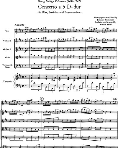 Concerto à 5 in D major