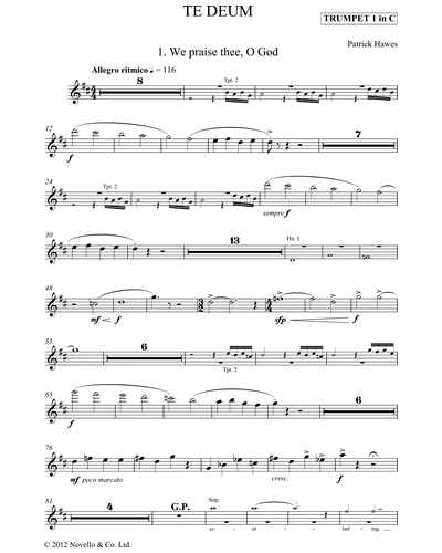 Trumpet in C 1/Piccolo Trumpet