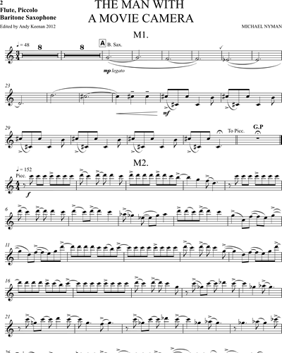 Flute/Piccolo/Baritone Saxophone
