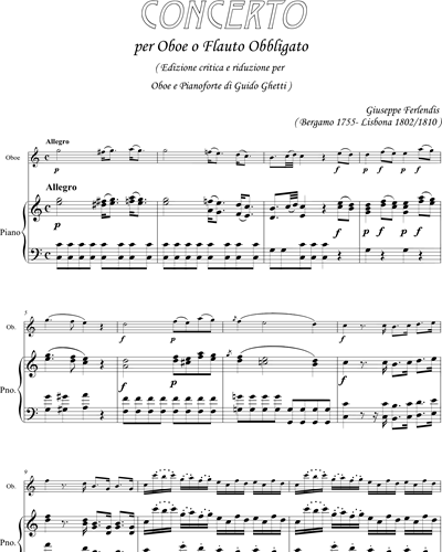 Oboe & Piano Reduction