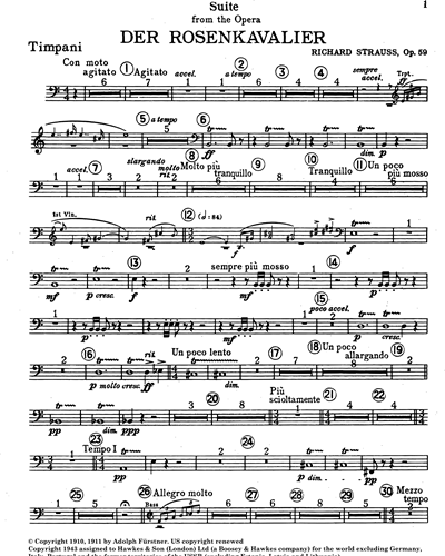 Der Rosenkavalier Suite, op. 59 Sheet Music by Richard Strauss | nkoda