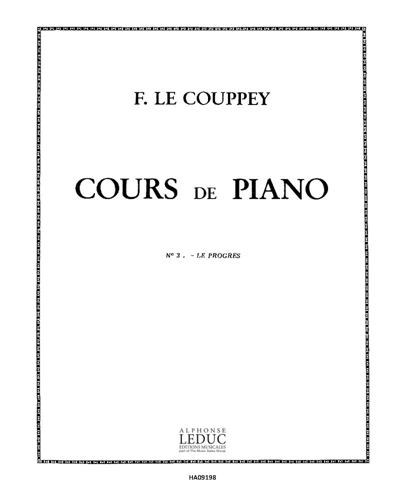 Cours de piano, No. 3