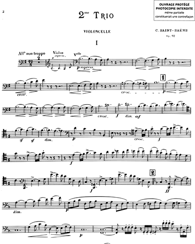 Piano Trio No. 2 in E minor, op. 92