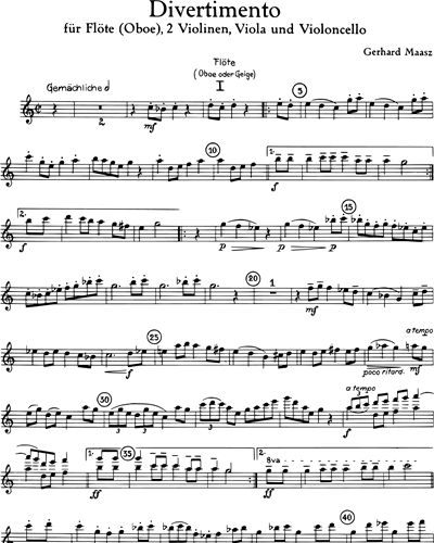 Flute/Oboe (Alternative)/Violin (Alternative)