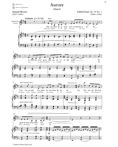 Aurore, op. 39 No. 1
