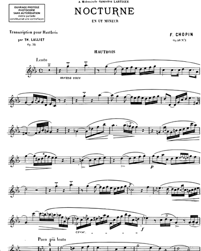 Nocturne en Ut mineur Op. 48 n. 1