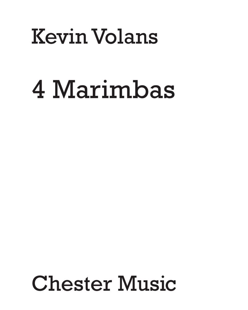 Four Marimbas