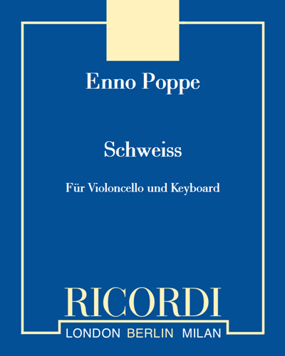 Schweiss - Für Violoncello und Keyboard
