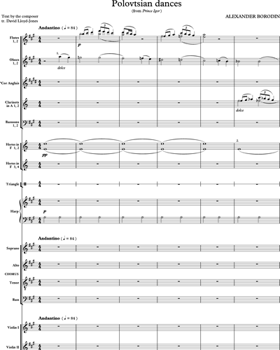 Full Score & Mixed Chorus & Bass (Optional)