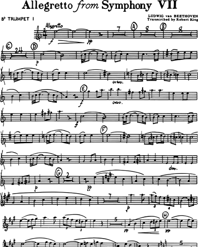 Allegretto (from 'Symphony No. 7')