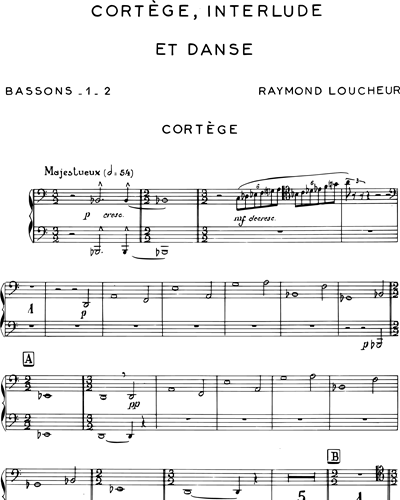 Bassoon 1 & Bassoon 2