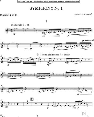 Clarinet 2 in Bb