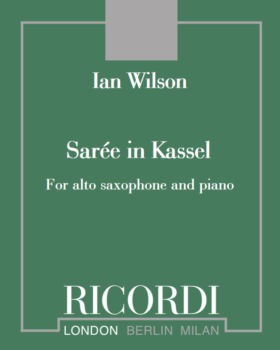 Sarée in Kassel - For alto saxophone and piano