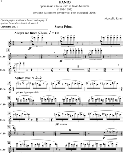 Clarinet & Piccolo Clarinet in Eb & Bass Clarinet