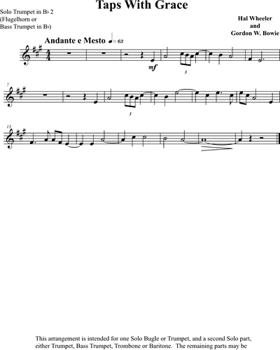 [Solo] Trumpet in Bb/Flugelhorn/Bass Trumpet 2 (Alternative)