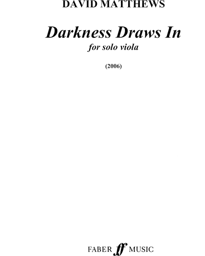 Darkness Draws In