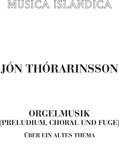 Orgelmusik (Preludium, choral und fugue)