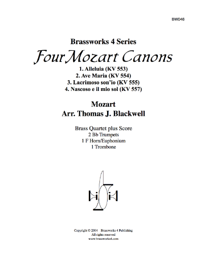 4 Mozart Canons