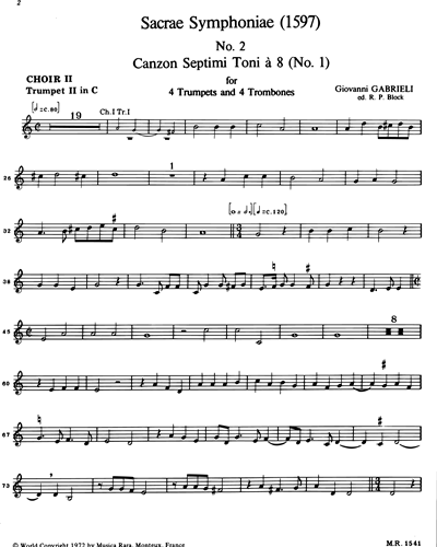 [Choir 2] Trumpet in C 2