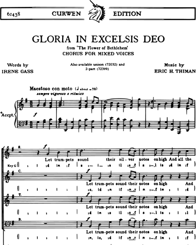 Gloria in Excelsis Deo (from "The Flower of Bethlehem")