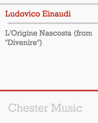 L'Origine Nascosta (from "Divenire")
