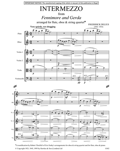 Intermezzo (from "Fennimore & Gerda")