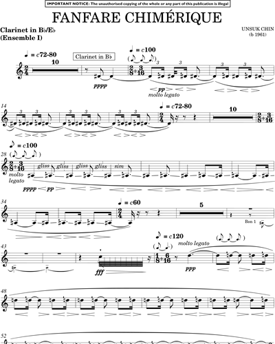 [Orchestra 1] Clarinet in Bb & Eb