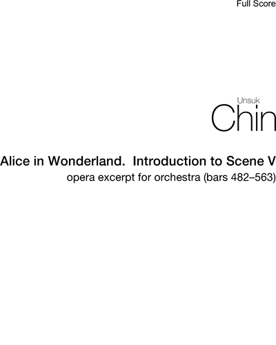 Alice in Wonderland.  Introduction to Scene V