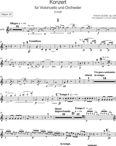 Violoncellokonzert h-moll op. 104