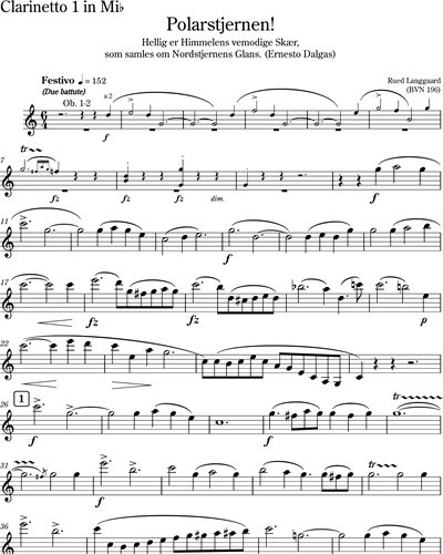Clarinet in Eb 1