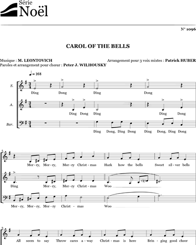 Carol of the bells - SAB