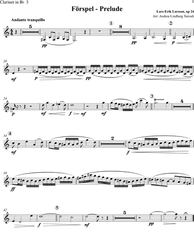 Clarinet 3 (Bb)